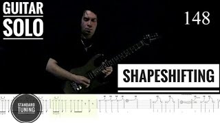 Joe Satriani quotShapeshiftingquot standard tuning guitar solo lesson with tabs at 10 different speeds [upl. by Asiak895]