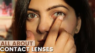 All About Contact Lenses  How To Wear Contact Lens How To Buy Precautions To Take  Divya Singh [upl. by Lerraf761]