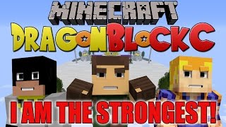 Dragon Block C 164 w xRpMx13 and Rhymestyle I AM THE STRONGEST DBZ Minecraft [upl. by Kacie]