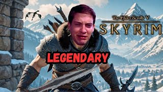 THE Insane CHALLENGE of Skyrims Legendary Surival Mode [upl. by Eiramaliehs698]