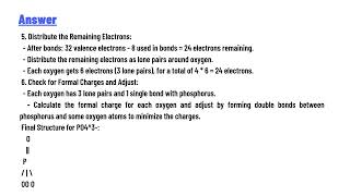 Write a Lewis structure for the phosphate ion PO4 [upl. by Assirim537]