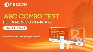 Reszon ABC Combo Test – FLU AB amp COVID19 Ag Nasal Swab Instruction for Use [upl. by Ormiston]