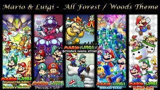 Mario amp Luigi OST  All Forest  Woods Theme DX [upl. by Ahsikan79]