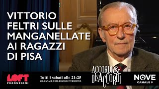 Vittorio Feltri sulle manganellate ai ragazzi di Pisa [upl. by Nedlog264]