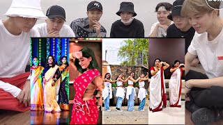 BTS REACTION Must Watch New Song Dance Video Jannat zubair Anushka sen Tiktok Best Dancers Video [upl. by Nehr]