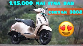 Chetak 3202 Mai Itna Sab💁115000 Ka Sauda😍 [upl. by Violette]