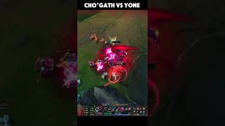 ChoGath vs yone lmht leagueoflegends [upl. by Soalokin579]