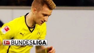 Dortmunds Marco Reus Scores a Stunner  Wolfsburg vs Dortmund 20132014 [upl. by Anneirb]