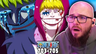 RIP the GOAT CORAZON One Piece REACTION [upl. by Einniw]