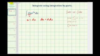 Ex 1 Integration by Parts mxenx [upl. by Acnaib]