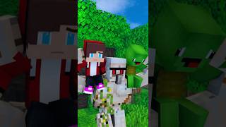 JJ and mikey Iron Golems Memories Return 🥹minecraft shorts animation [upl. by Nedia]