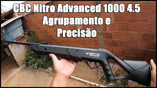 CBC Nitro Advanced 1000 45 Agrupamento e Precisão a 10M  Sniper do Voo [upl. by Alisia712]