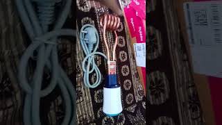 immersion water heater review by meesho [upl. by Mailliw27]