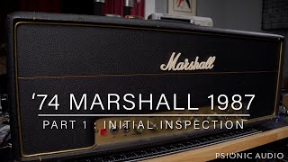 74 Marshall 1987  Part 1  Initial Inspection [upl. by Penhall]