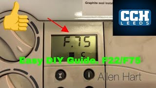 How to fix your boiler Vaillant Glow Worm F75  F22 Fault low water pressure [upl. by Wynn]