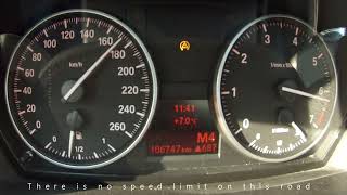 2011 BMW 320i 156hp 0220 KMH TOP SPEED [upl. by Emearg]