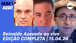 🔴 Reinaldo Azevedo ao vivo CNJ afasta juízes da Lava Jato caso Musk e falas de Glenn Greenwald [upl. by Nodnal]