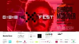 Giorgio Moroder Dj set al Wired Next Fest 2014  Wired Italia [upl. by Nalloh84]