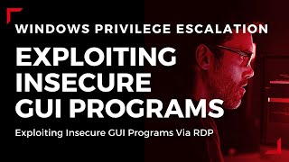 Windows Privilege Escalation  Exploiting Insecure GUI Apps [upl. by Zenitram]