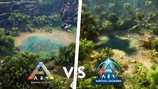 ARK Comparison  Survival Ascended VS Survival Evolved [upl. by Apilef]