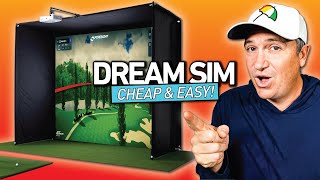 This Golf Simulator is EASIER amp CHEAPER Than You Think [upl. by Allerim]