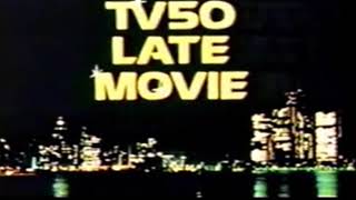 WKBD Detroit November 3 1981  TV50 Late Movie Opening [upl. by Nnagrom]