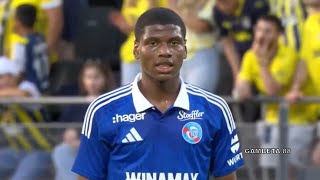 Óscar Perea vs Fenerbahce  Debut por EstrasburgoStrasbourg  13072024 [upl. by Sylvia]