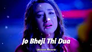 Jo Bheji Thi Dua SlowedReverb Nandini Srikar amp Arijit Singh  Song Place 1 [upl. by Hera]