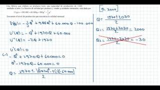 PROBLEMA DE OPTIMIZACIÓN USANDO PRIMERA Y SEGUNDA DERIVADA [upl. by Caasi]