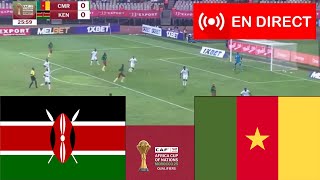 🔴EN DIRECT Kenya contre Cameroun  Éliminatoires AFCON 2025  Match en direct aujourdhui [upl. by Vinna]