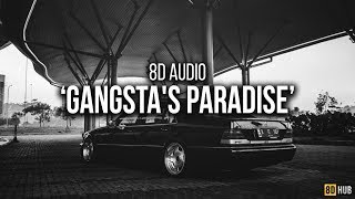 Coolio ft LV  Gangstas Paradise  8D AUDIO [upl. by Dahcir5]