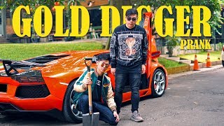 Lamborghini Gold Digger Prank in Indonesia [upl. by Brazee]