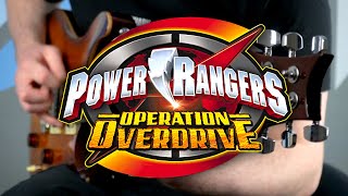 Power Rangers Operation Overdrive Theme on Guitar [upl. by Haelem]