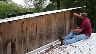 Treating Pine Siding with Oil amp Diesel [upl. by Surdna]