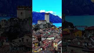 🇮🇹 Stunning Aerial Views of Malcesine Veneto Italy  DJI Mini 4 Pro [upl. by Emie]