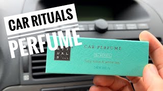 RITUALS CAR PERFUME  RITUALS UNBOXING  Holy Lotus amp White Tea Rituals  itsmilkyways [upl. by Primo]