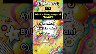 English Synonym Quiz  Vocabulary Test  Word Drill Trivia synonyms english quiz vocabulary fun [upl. by Elburt]