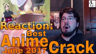 BEST Anime Crack  Vine Compilation of June 2017 Reaction AirierReacts [upl. by Enaols]