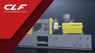 CLF  Injection Molding Machine 230twi Demostration Video [upl. by Anaoy]