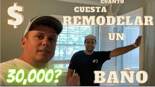 💸 Como sacar un Presupuesto por remodelar un BAÑO y CUNTO cuesta 30000 Dólares 💵 [upl. by Sirromad571]