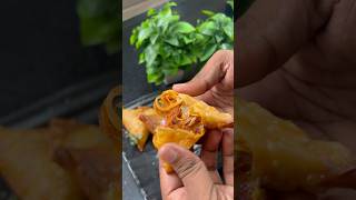 💢💥Quick and easy Onion Samosa 😋  Easy and Tasty 90s kid favourite shorts reels recipe [upl. by Lennard]