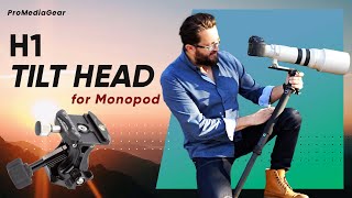 HM1 Monopod Tilt Head for Super Telephoto Lenses DSLR and Mirrorless Camera  Overview [upl. by Richara]