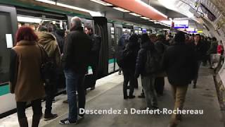 Joindre lAéroport PARIS ORLY Sud avec le métro [upl. by Colbye36]