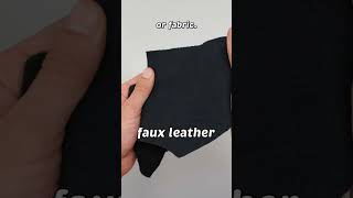 Faux Leather vs Real Leather  How To Tell The Difference leather fauxleather [upl. by Leiand171]