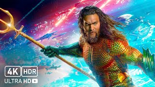 Aquaman Full Action Scenes 4K HDR  Hollywood Movie SciFi Underwater  Top SuperHero Review 2024 [upl. by Bourn326]