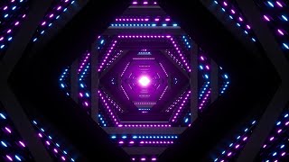 Shining neon led lights geometric visual art [upl. by Noorah]