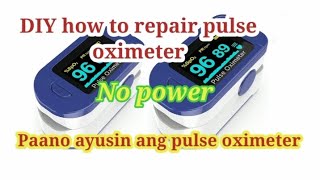 Diy how to fix pulse oximeter no power [upl. by Ramma275]