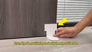 How to install a hydraulic door stopper [upl. by Jessica]