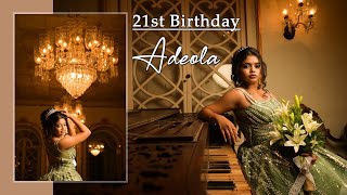 ADEOLAS 21st birthday party  cinematic highlight by 10cc Photography goa kenny amp cliffa [upl. by Toolis]