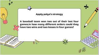 POLYAS PROBLEM SOLVING STRATEGY [upl. by Estis]